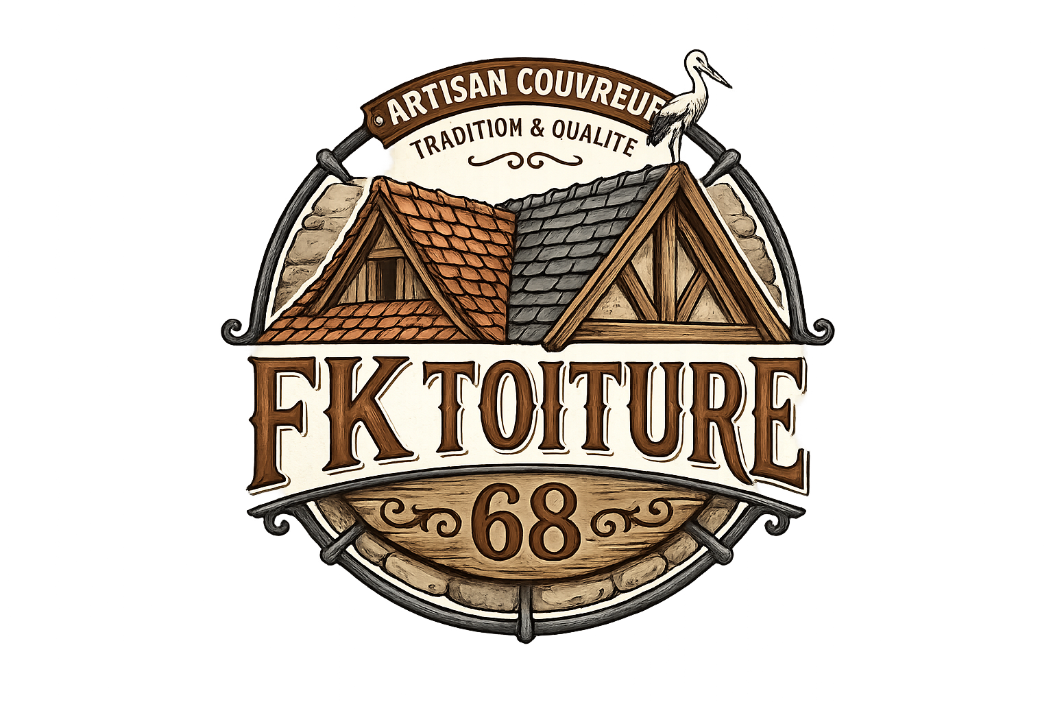 logo artisan couvreur Sausheim